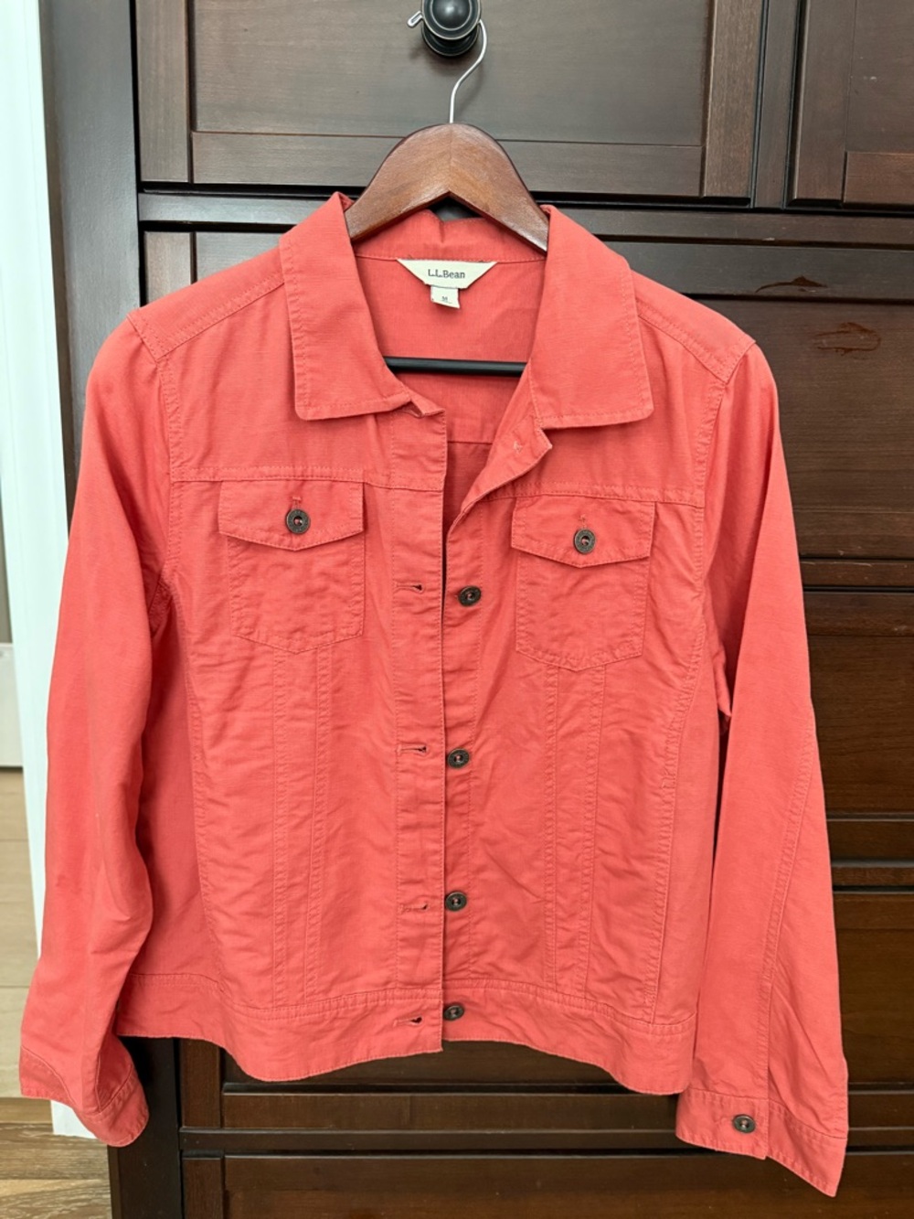 LL Bean Womens Cotton/Linen Jacket